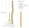 Set da bagno Relaxdays, A x L x P: 78,5 x 23 x 18 cm, legno Anteprima dell’immagine prodotto 4