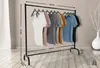 CLP Kleiderständer Lara aus Metall schwarz Größe 150x38x120 Produktbild-Vorschau 3