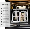 tectake® Hundetransportbox doppel mit gerader Rückwand mit Produktbild-Vorschau 2