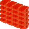A stack of orange storage bins. Produktbild-Vorschau