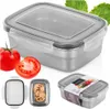 Lunch box - 500 ml - Ermetico - Acciaio inox - Portapranzo Anteprima dell’immagine prodotto 9
