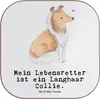 Mr. & Mrs. Panda Untersetzer für Gläser Langhaar Collie Produktbild-Vorschau 1
