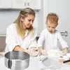 Tortenring Set Edelstahl,3 teilig Kuchen Zubehör, Produktbild-Vorschau 6