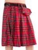 Black Pistol Schottenrock - Short Kilt Tartan Rot XXL Produktbild-Vorschau 2