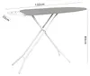 Bügelbrett Ilona Grau, 110x33 cm Bügelfläche, Produktbild-Vorschau 2