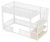 Letto a castello Flieks 90x200 cm con LED, letto a castello Anteprima dell’immagine prodotto 10