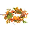 Couronne d'automne avec citrouilles Ø25 cm Voir les images du produit 3
