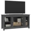 The Living Store TV-Schrank Grau 103x36,5x52 cm Massivholz Produktbild-Vorschau 5