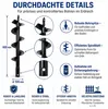 Bituxx 600mm Bohrer - Ersatzbohrer für Erdbohrer Produktbild-Vorschau 4
