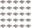 25x Pfostenkappe Edelstahl 121 mm Pyramide Abdeckkappe für Produktbild-Vorschau 1
