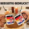 Kroatien Deutschland Flagge Halb Deutscher Halb Kroate Produktbild-Vorschau 2