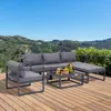 Outsunny 6er Gartenset Gartenlounge Gartengarnitur Produktbild-Vorschau 2