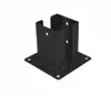 Podstawa masztu przykręcana do betonu 92x150x2mm czarna Podgląd zdjęcia produktu 1