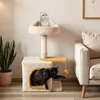 Petit arbre à chat COSTWAY, arbre à chat avec siège en Voir les images du produit 4
