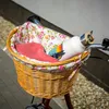 Cestino da bicicletta in tessuto naturale con inserto per Anteprima dell’immagine prodotto 5