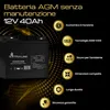 Batteria Extralink AGM 12 V 40 Ah senza manutenzione, Anteprima dell’immagine prodotto 2