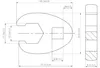 BGS Chiave quadrata azionamento 10 mm (3/8") SW 17 mm - Anteprima dell’immagine prodotto 5
