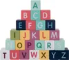 Hrací sada puzzle podložka dřevěné stavební bloky s písmeny Náhled obrázku produktu 11