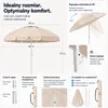 zestaw parasoli Fleau Goods 180 cm - ochrona UV - Podgląd zdjęcia produktu 7
