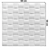 DECCART | Panele scienne 3D | Biale | Panele scienne 3D | Podgląd zdjęcia produktu 3