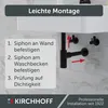 Kirchhoff Design Sifon, odtok pro umyvadlo, odtoková Náhled obrázku produktu 17