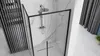 A modern bathroom with a shower enclosure and marble-effect walls. Podgląd zdjęcia produktu