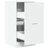 A white cabinet with an open door and visible drawers, set against a white background. Anteprima dell’immagine prodotto