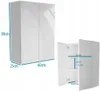 wisząca szafka łazienkowa 60 do łazienki 60x80 biały mat + Podgląd zdjęcia produktu 4