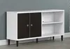 Evolution meuble TV 2 portes, 2 étagères blanc, noir. Voir les images du produit 31