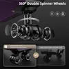 SHOWKOO 3-teiliges Stoffkoffer Set TSA Schloss 4 Rollen Produktbild-Vorschau 3