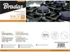 The image shows the packaging of a gas connection set for propane-butan, with a close-up of a gas stove in the background. Náhľad obrázku produktu