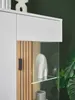 Wohnwand "Merced" Set in weiß und Eiche 280 cm, mit XXL Produktbild-Vorschau 3