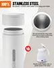 Comparison of a stainless steel portable kettle with a plastic kettle. Produktbild-Vorschau
