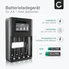 CELLONIC USB Batterieladegerät AAA AA Schnellladegerät 4 Produktbild-Vorschau 2