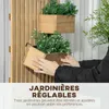 Sweiko bloembakset, voor wandmontage, vrij positioneerbaar, Productafbeelding-voorbeeld 7
