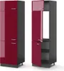 Kühlumbauschrank Vicco R-Line Rot Hochglanz 60 cm, Model Produktbild-Vorschau 5