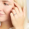 585er Weißgold Ring Diamanten Saphire Unique DR0422 Produktbild-Vorschau 3