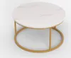Table de salon ronde 80 cm en marbre contemporain Ossidiana Voir les images du produit 6