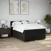 vidaXL Boxspringbett mit Matratze Schwarz 140x200 cm Stoff Produktbild-Vorschau 4