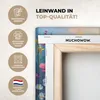 MuchoWow® - Leinwandbilder - Blumen - Natur - Aquarell - Produktbild-Vorschau 3