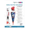 itenga DEKO-SET für SCHULTÜTE FUSSBALL rot blau Produktbild-Vorschau 2