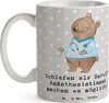 Mr. & Mrs. Panda Kaffeebecher Anästhesistin Freude - Grau Produktbild-Vorschau 3