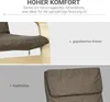 HOMCOM Relaxsessel Ruhesessel mit Armlehne Leinenbezug Produktbild-Vorschau 4