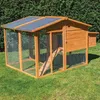 Hühnerhaus Liese mit PVC Welldach - mit extra Auslauf Produktbild-Vorschau 3