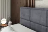 ALTDECOR  Boxspringbett mit Silber Füßen, Matratze und Produktbild-Vorschau 5