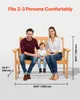 VEVOR záhradná lavička lavičky záhradného nábytku 128 cm Náhľad obrázku produktu 4