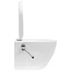 vidaXL Wand-WC ohne Spülrand mit Einbau-Spülkasten Keramik Produktbild-Vorschau 3