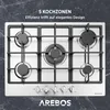 Arebos AR-HE-GH68, Silber, 677 mm, 497 mm, 90 mm, 10 kg Produktbild-Vorschau 4
