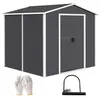 Outsunny Gerätehaus 4,4 m² Gartenhaus mit Pultdach, Produktbild-Vorschau 1