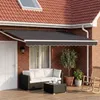 Markiza vidaXL, kolor antracytowy, 4 x 2 m, poliester i Podgląd zdjęcia produktu 1